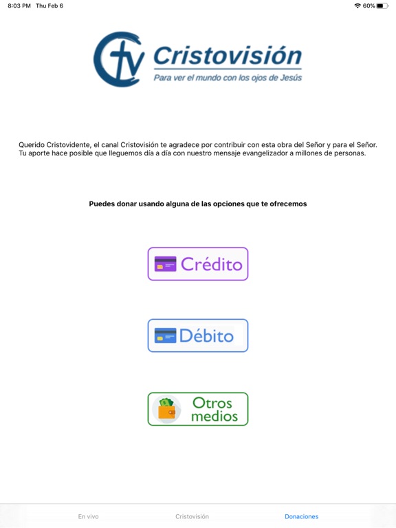 Screenshot #6 pour Cristovisión