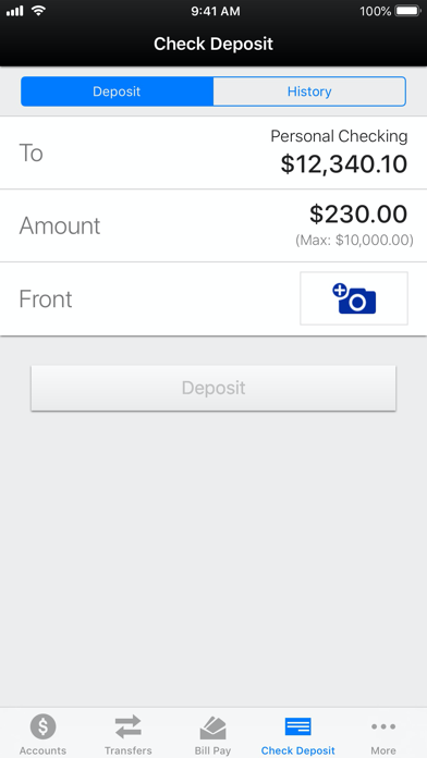 The Hometown Savings Bank Screenshot