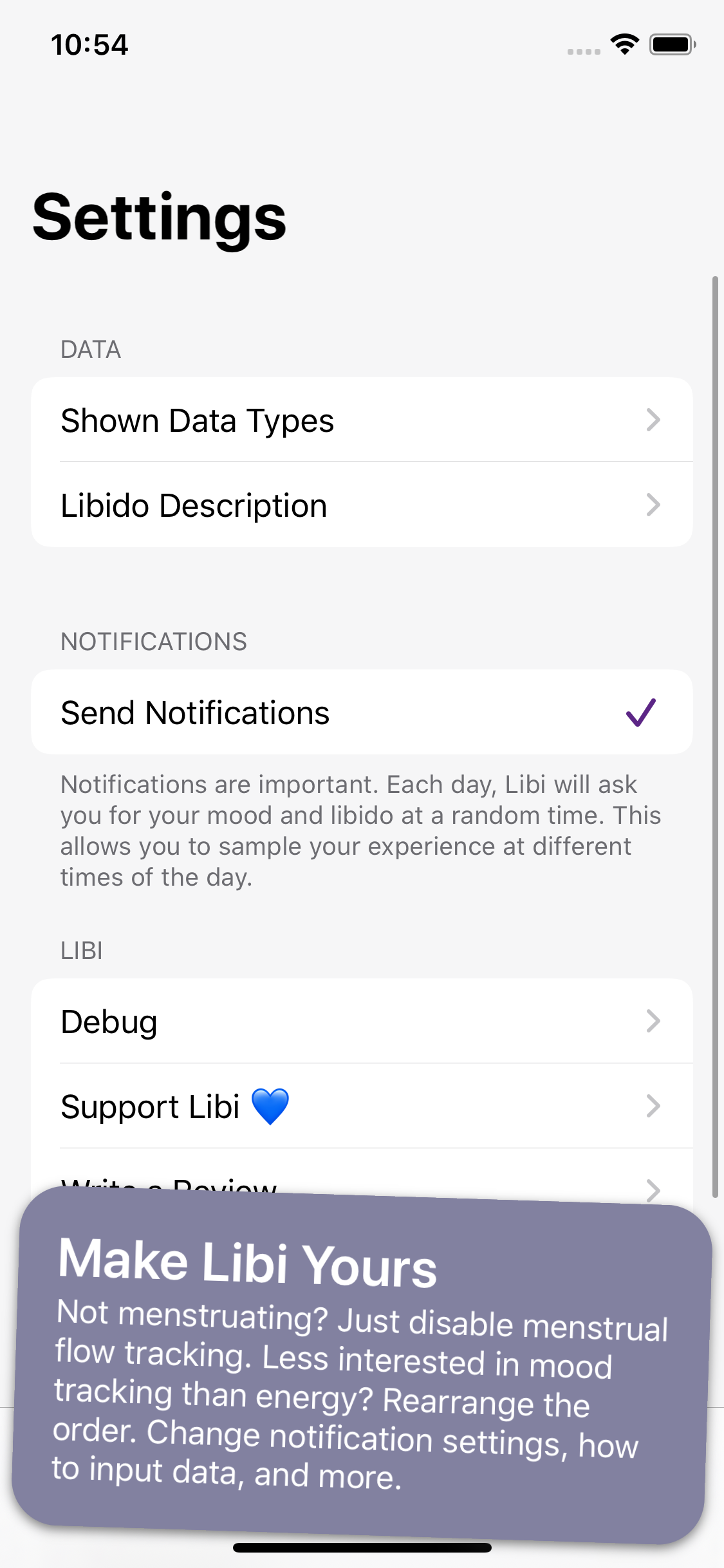 Libi: Libido & Period Tracker