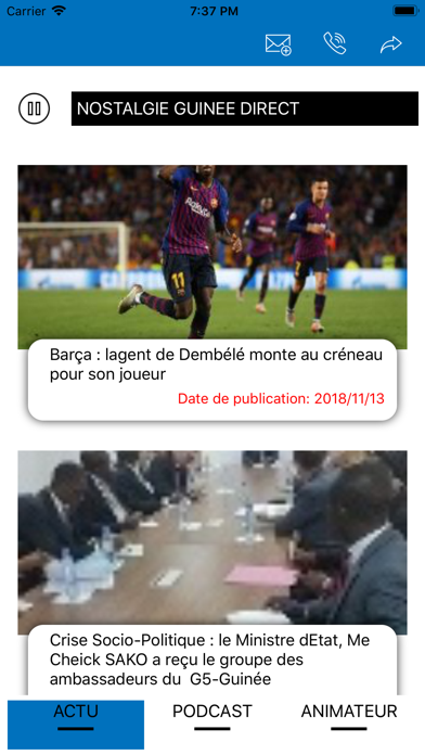 Screenshot #2 pour Nostalgie Guinée