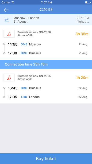 Screenshot #3 pour City.Travel — Cheap Flights