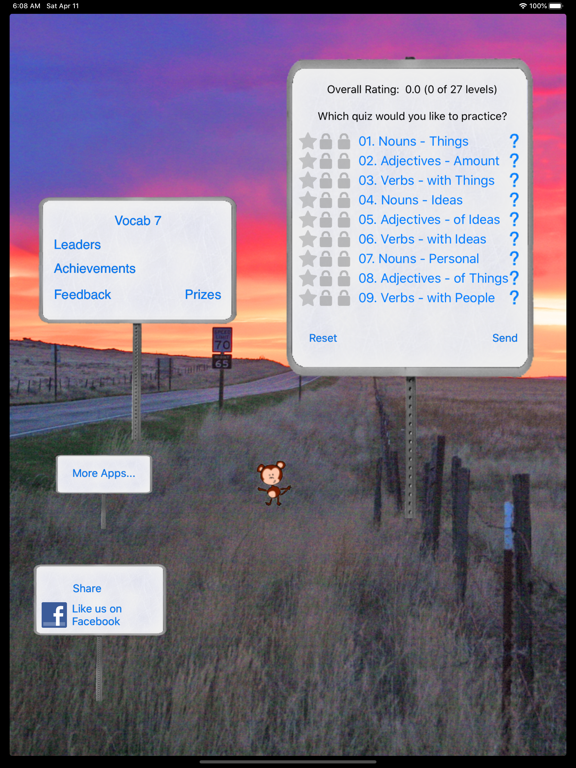 Middle School Vocab 7th Grade iPad screenshot 1 - Education app