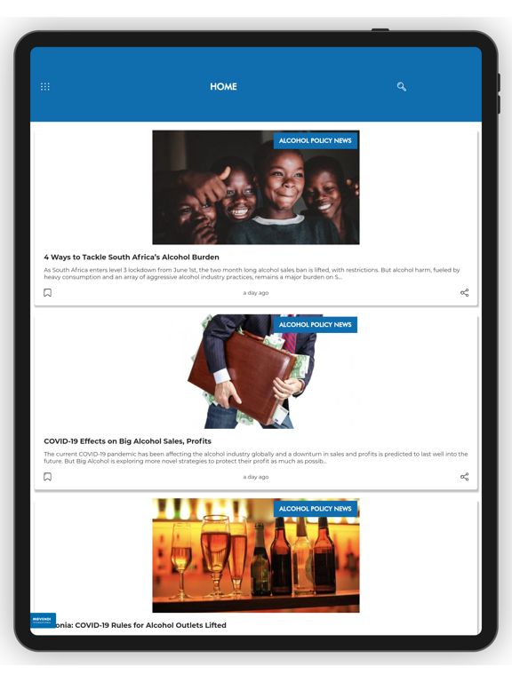 Screenshot #4 pour Alcohol Policy News App