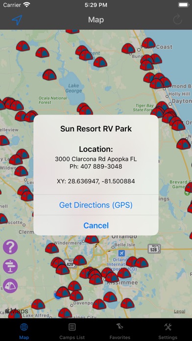 Screenshot #2 pour Florida – Camping & RV spots