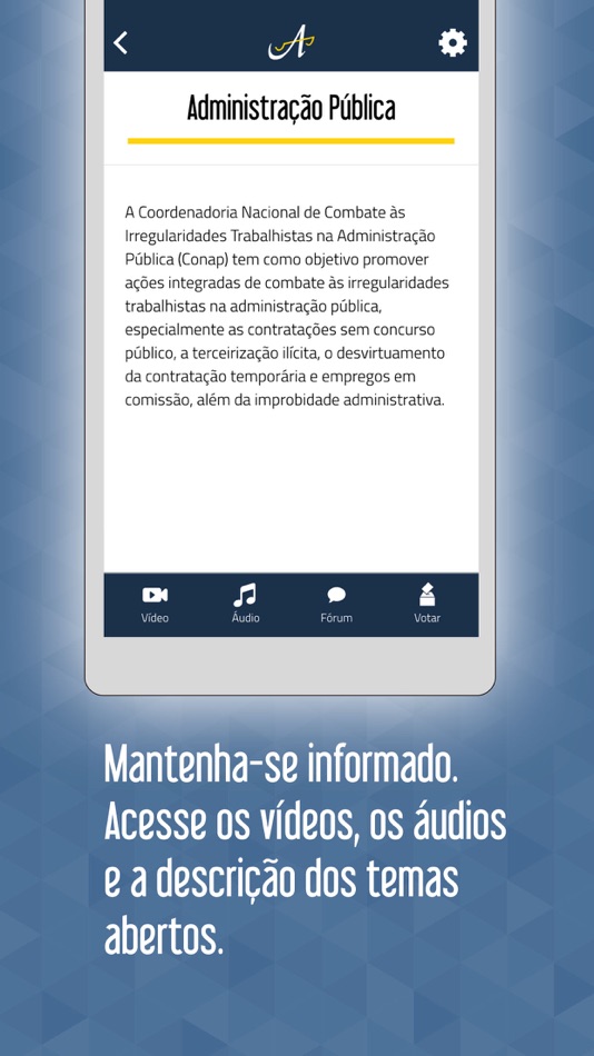 #1. Anamatra App (iOS) 由: TRIDIA CRIACAO E DESENVOLVIMENTO DE SOFTWARE LTDA ME