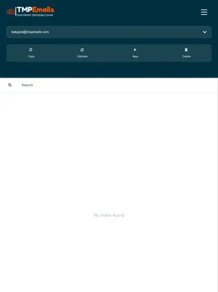 Screenshot 1 Temp Mail - Disposable Email iphone