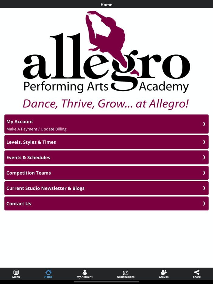 Allegro Performing Arts