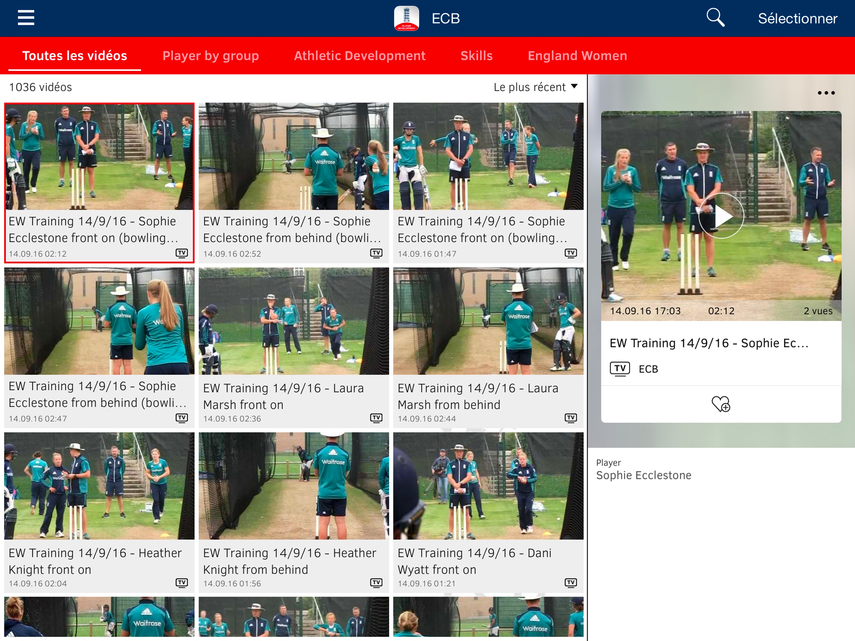 ECB Player Development screenshot 4