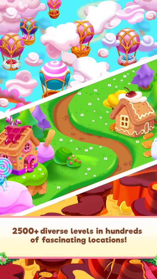 #4. Candy Riddles: Match 3 Puzzle (iOS) 来自: SimmerBits LLC
