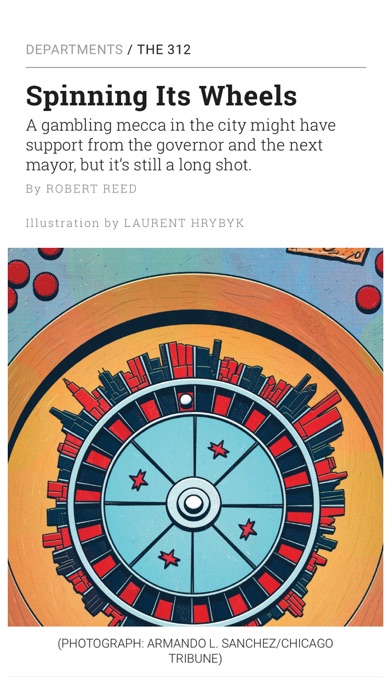 Chicago Magazine iPhone screenshot 5 - News app