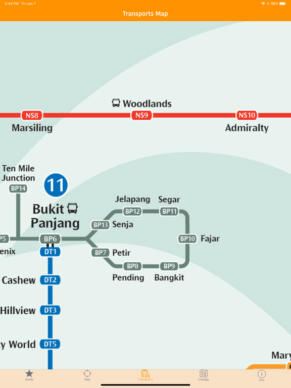Singapore Map and Travel Guide iPad screenshot 5 - Travel app