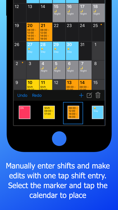 Rota Calendar Screenshot