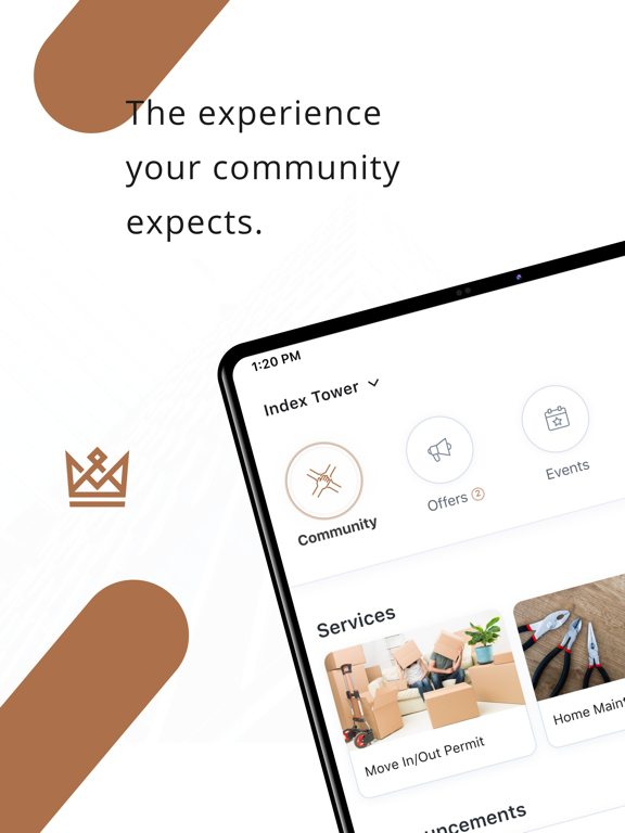 The Monarch App iPad screenshot 1 - Social Networking app