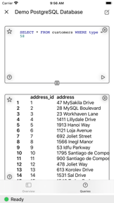 PostgreSQL Commander screenshot