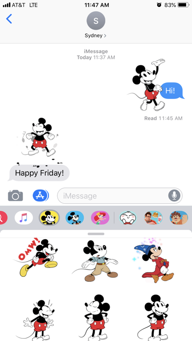 Screenshot #1 pour Disney Stickers: Mickey's 90th