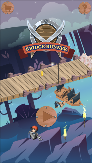 Screenshot #1 pour Risky Bridge Cross Runner