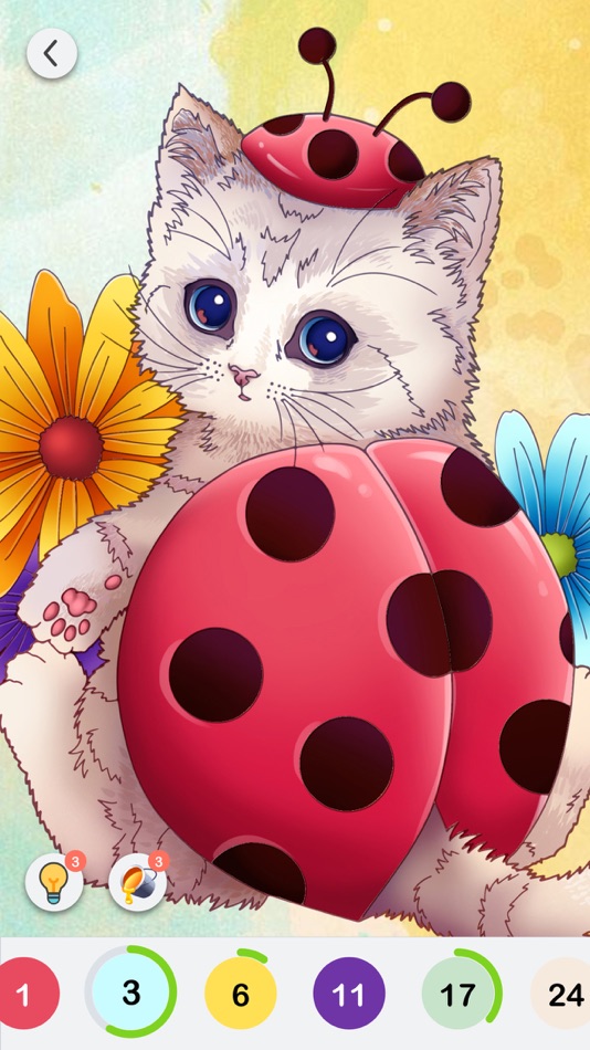 #6. Color Fever - Color by Number (iOS) 由: DragonPlus