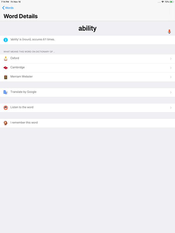 Screenshot #6 pour All English Words