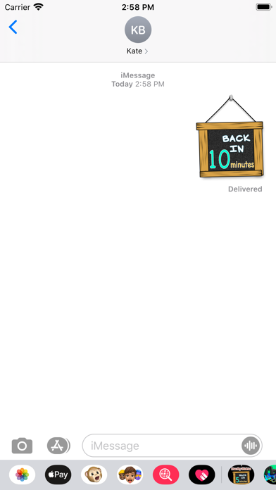 Screenshot #1 pour Standby Stickers Pack