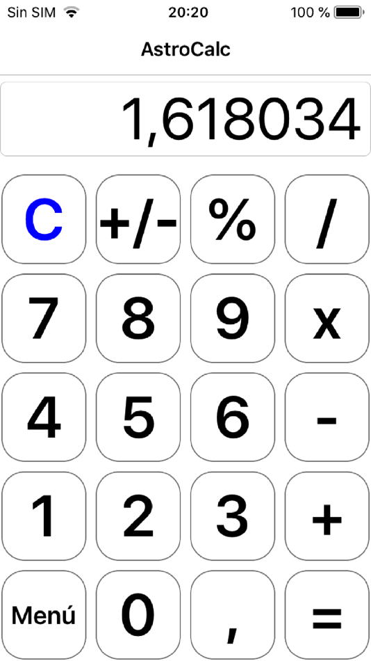 #1. AstroCalc (iOS) 由: Patricio Martinez