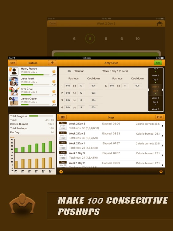 Pushups Coach Pro for iPad