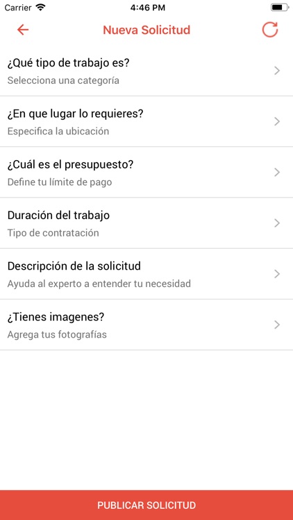 clientes - solicita servicios screenshot-3