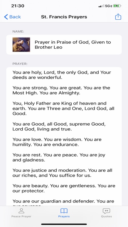St. Francis of Assisi prayers screenshot-3