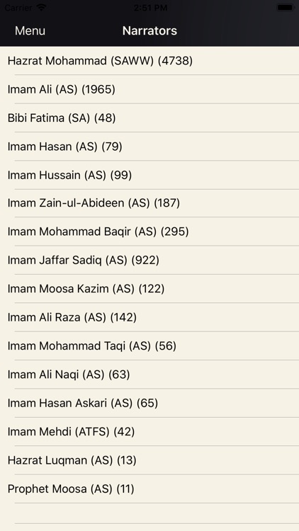 Hadith Database screenshot-4