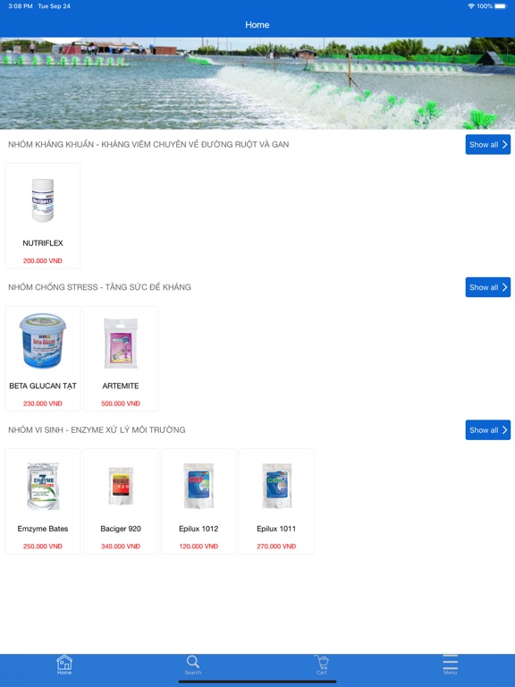 Screenshot #4 pour TamViet - Thuỷ Sản Tâm Việt