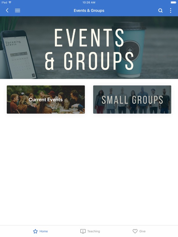 Calvary Chapel Nuevo iPad screenshot 3 - Lifestyle app