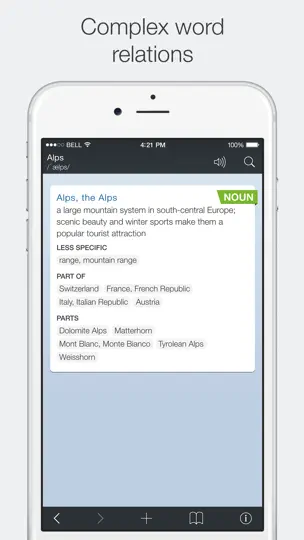 Advanced English Dictionary. iPhone-skjermbilde 2