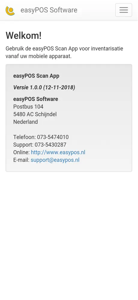 easyPOS Scan App