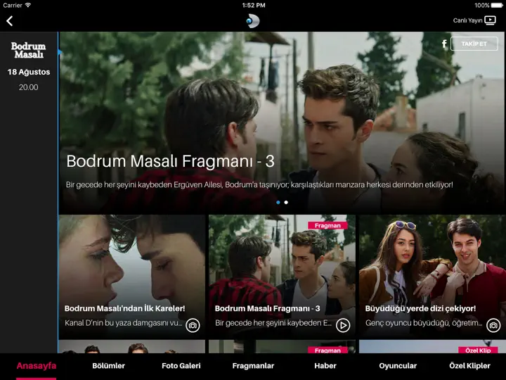 Kanal D For IPad iPhone Ekran Görüntüsü 1