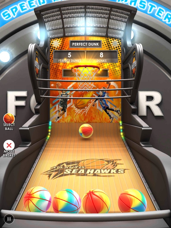 Basketball Flick 3D iPad screenshot 6 - Games app