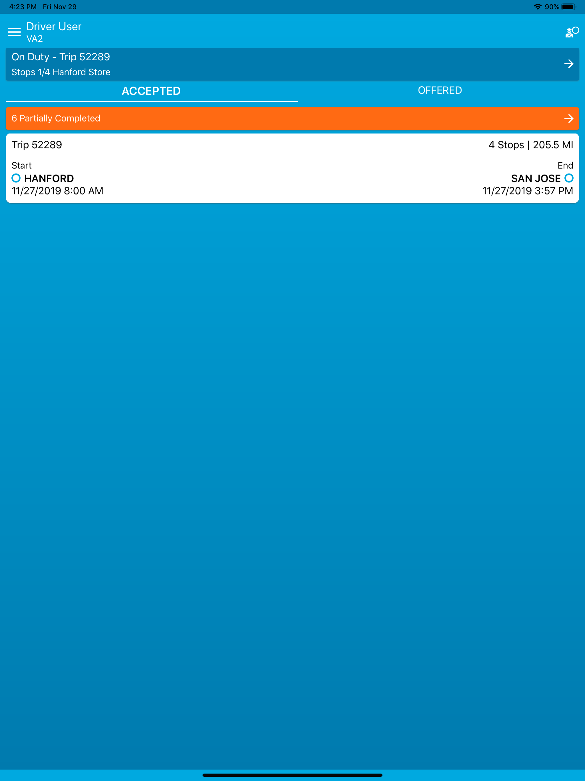 Transportation Mobile User screenshot 6