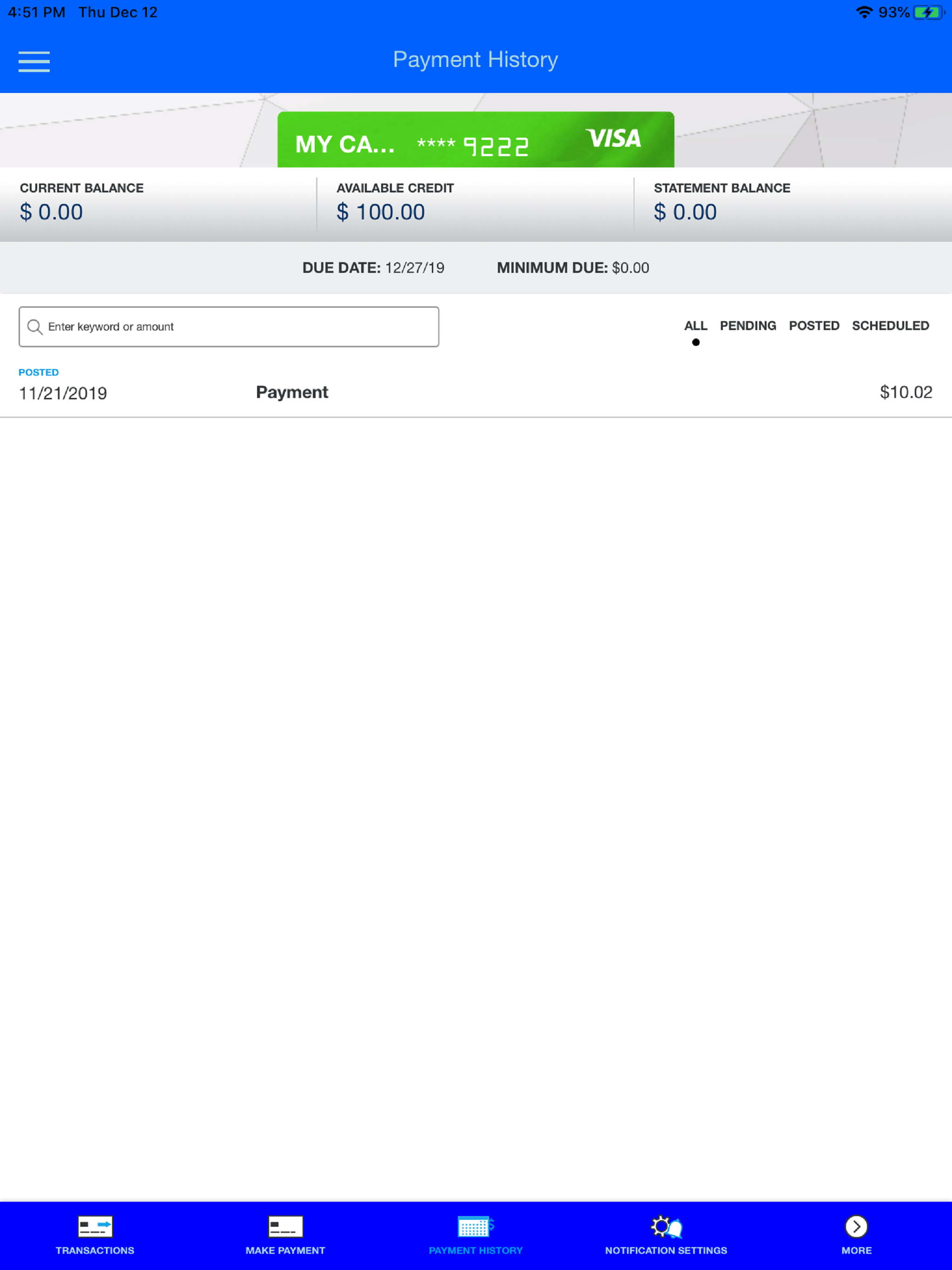 EFCU Credit screenshot 12