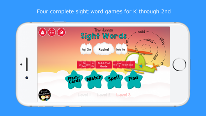 Screenshot #1 pour Tiny Human Sight Words
