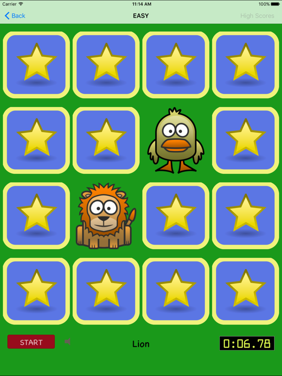 Screenshot #4 pour Animals: Matching Game