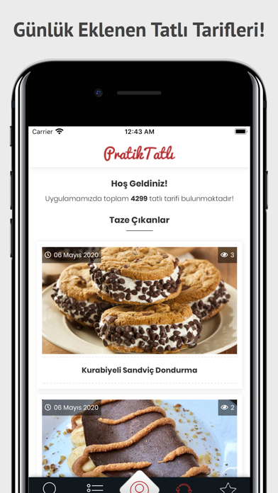 Screenshot #1 pour Yeni Pratik Tatlı Tarifleri