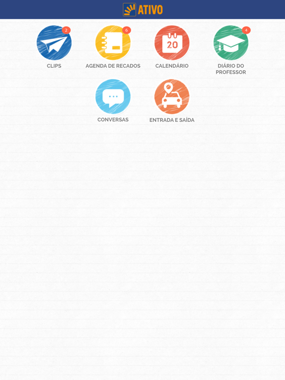 Colégio ATIVO iPad screenshot 2 - Education app