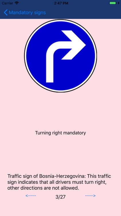 Traffic signs of Bosnia-Herzeg screenshot-4