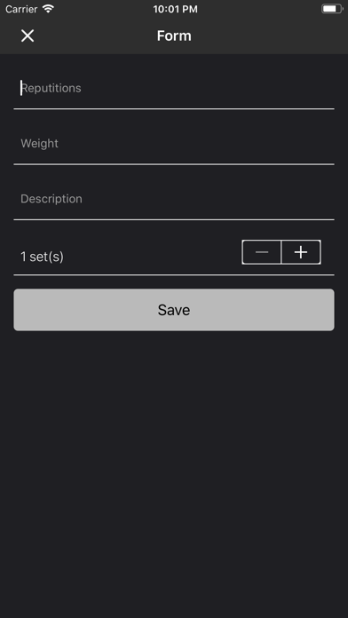 TheFitnessApp - Gym Log Screenshot