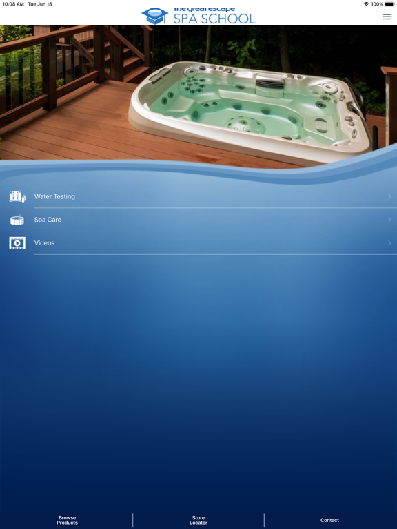 The Great Escape Spa School iPad screenshot