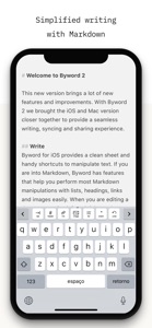 Byword screenshot #1 for iPhone
