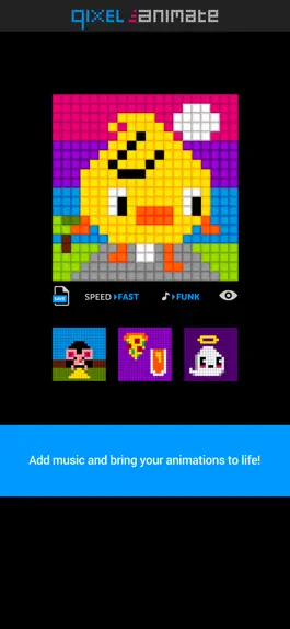 Game screenshot Qixel - Pixel Animation Maker hack