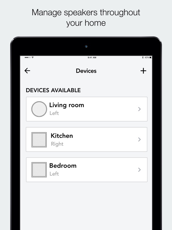 Tivoli Audio ART App iPad screenshot 5 - Music app