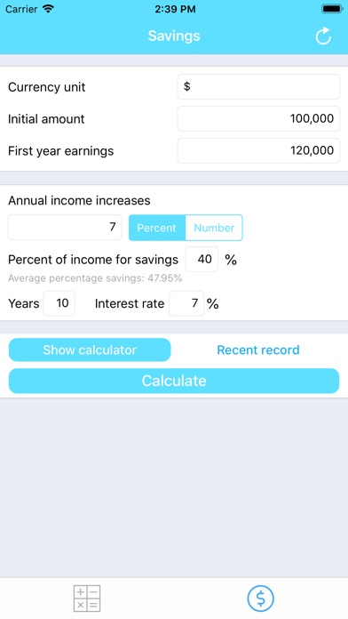 Compound Interest - Savings screenshot 2
