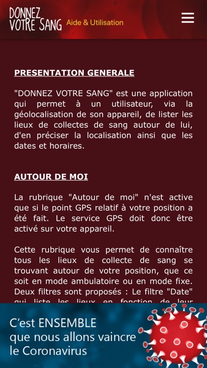 Donnez votre sang screenshot-7