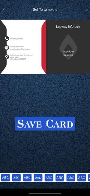 Business Card Maker - Own Card(圖5)-速報App