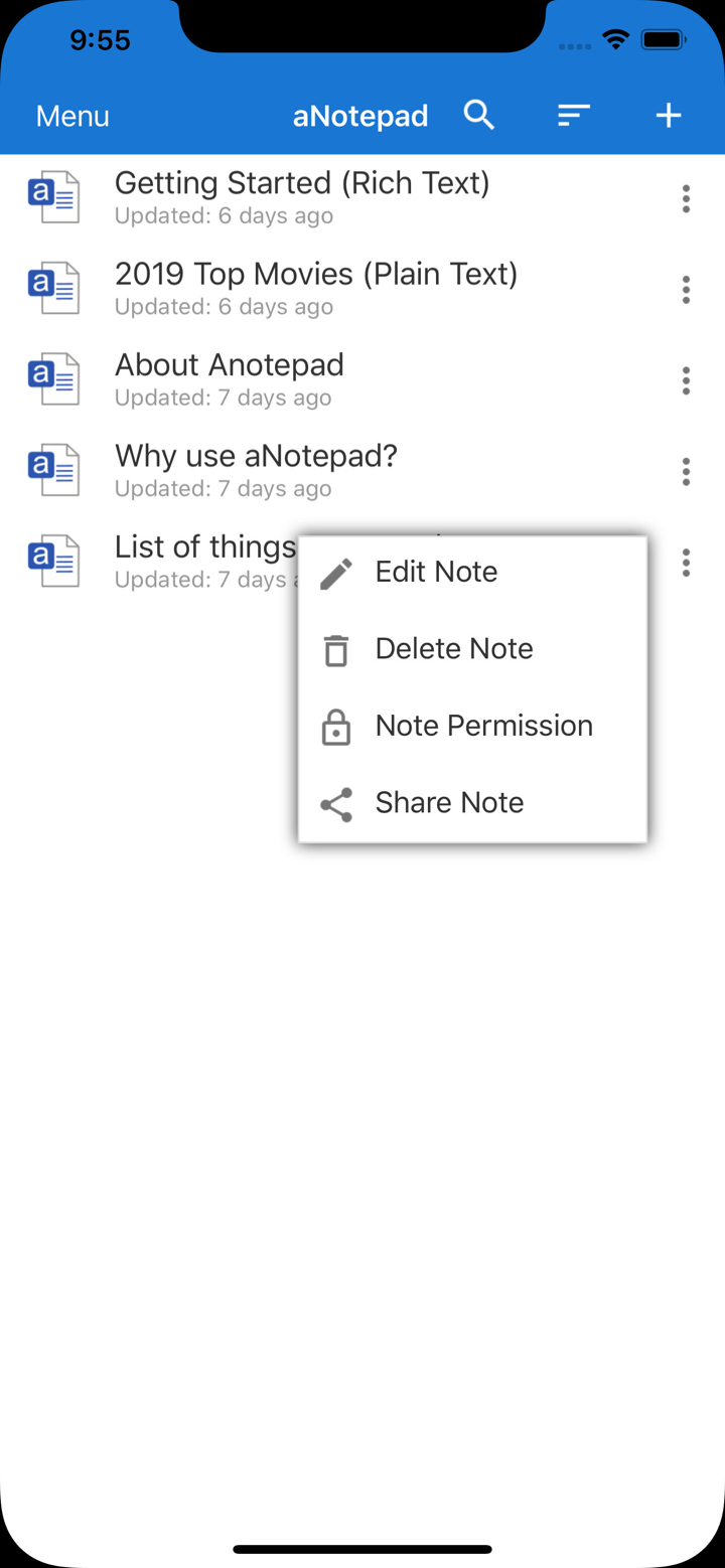 a Notepad - Take & Share Notes screenshot 6